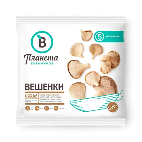 [4-28] Вешенки, Планета Витаминов, 300 г, (20)