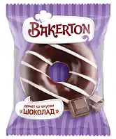 Донат, глазир.Шоколад с шок.начинкой, Хлебпром, 67 г, (36ШБ)