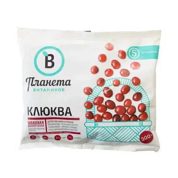 Клюква, Планета Витаминов, 250 г, (20)