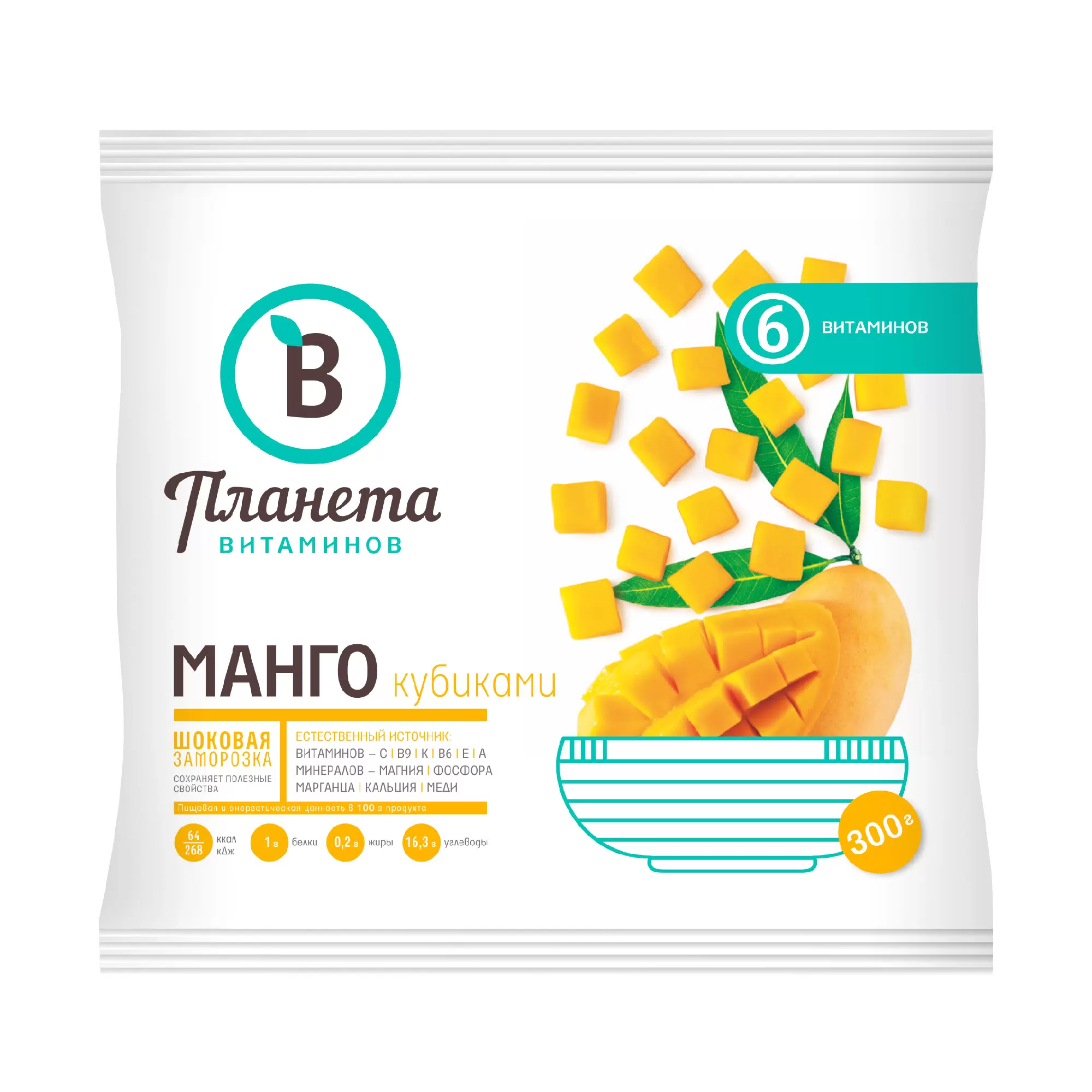 [4-72] Манго, Планета Витаминов, 300 г, (20)