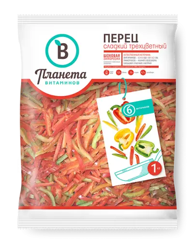Перец 3-х цветный, Планета Витаминов, 300 г, (20)