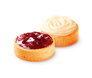 Пирожное, Тарты по-французски с заварным кремом, Мирэль, Хлебпром, 280 г, (8)