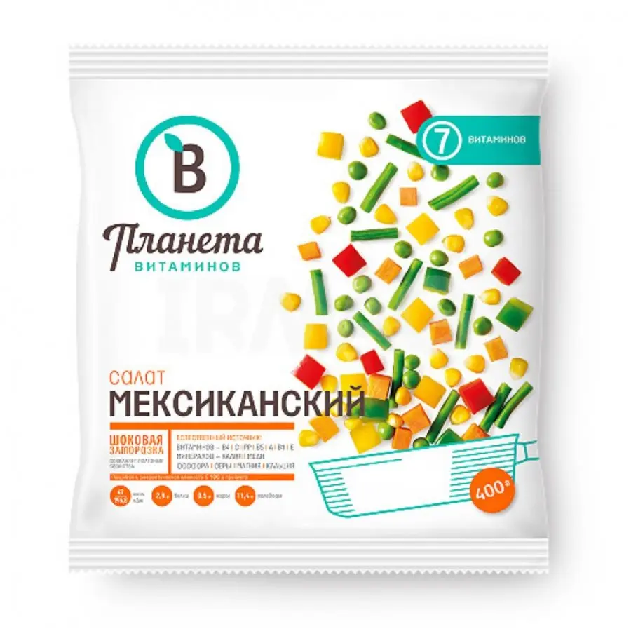 Салат Мексиканский, Планета Витаминов, 400 г, (25)