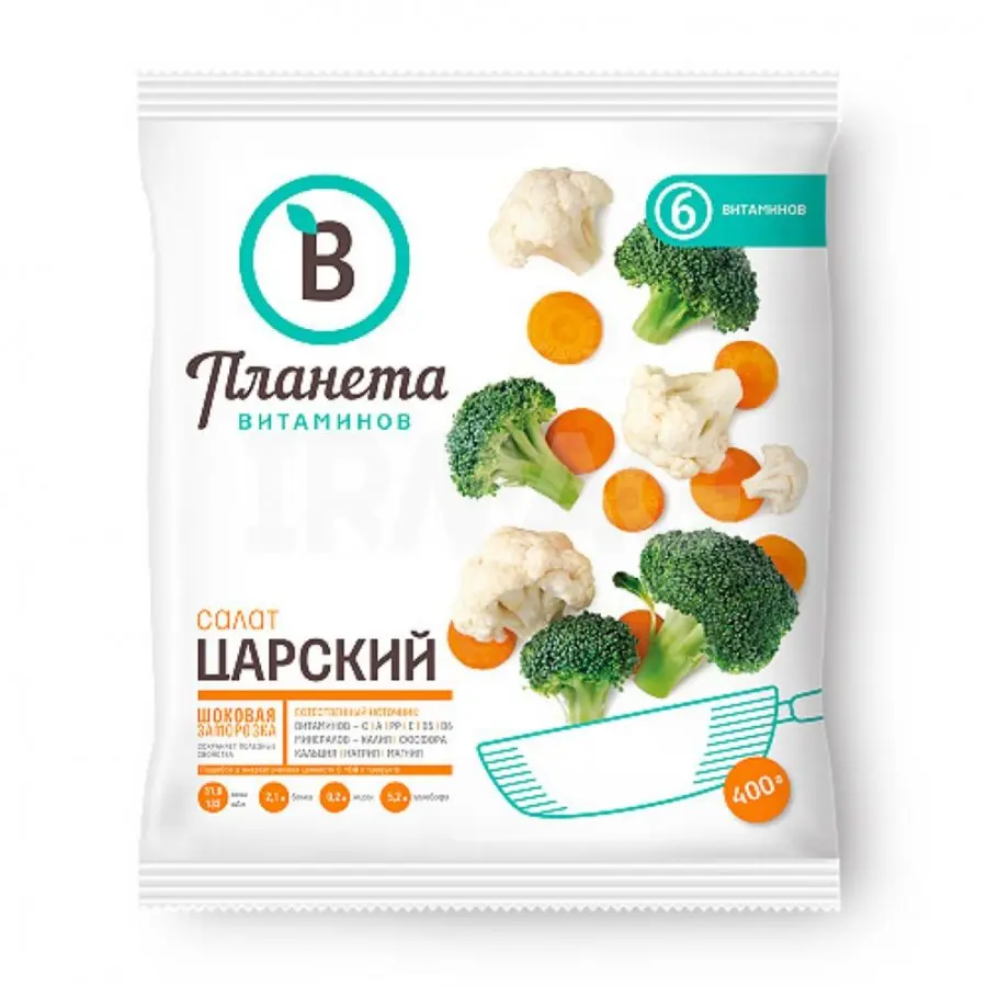 [4-52] Салат Царский, Планета Витаминов, 400 г, (25)