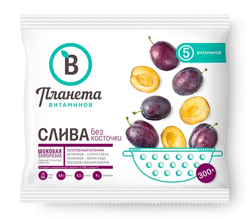 [4-75] Слива, Планета Витаминов, 300 г, (20)