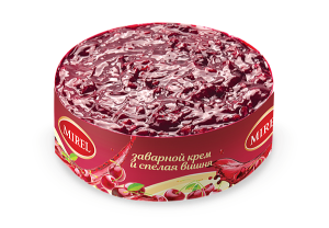 Торт, Спелая вишня, Мирэль, Хлебпром, 700 г, (6)