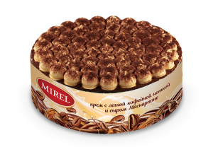 [4-311] Торт, Тирамису, Мирэль, Хлебпром, 750 г, (6)