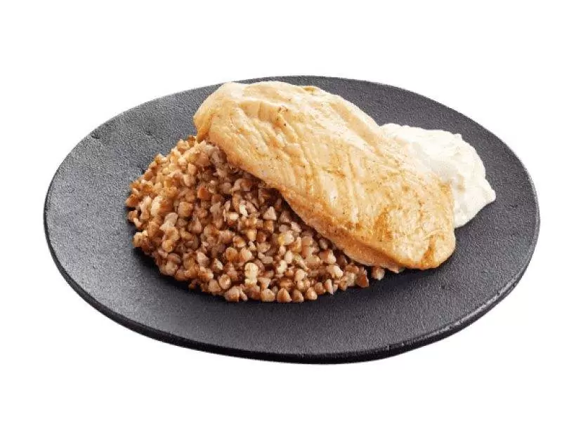 Гречка с курицей 250г 1/12