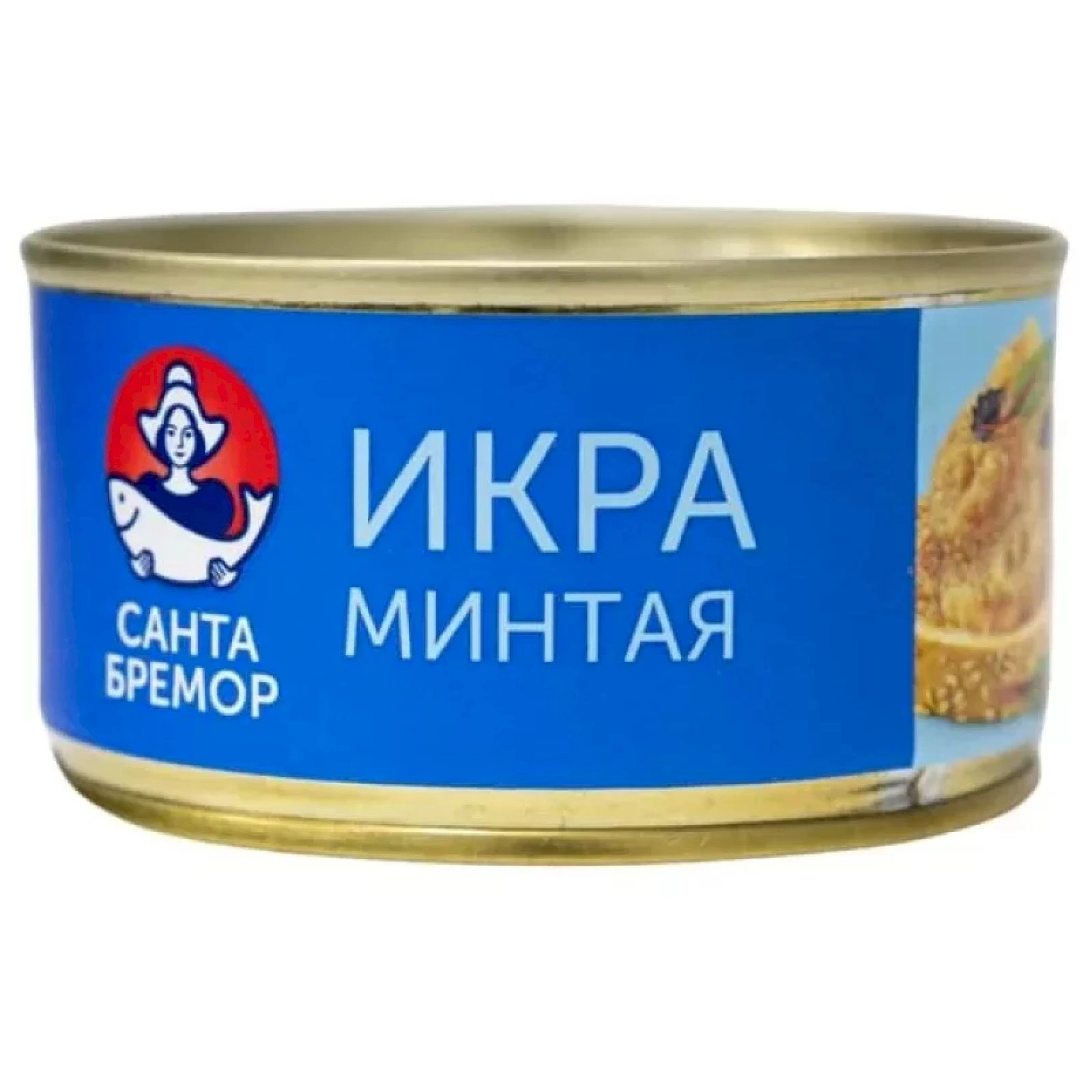 [4810168025793] Икра деликатесная минтая "Люкс" 130 гр. 1/12 ж/б