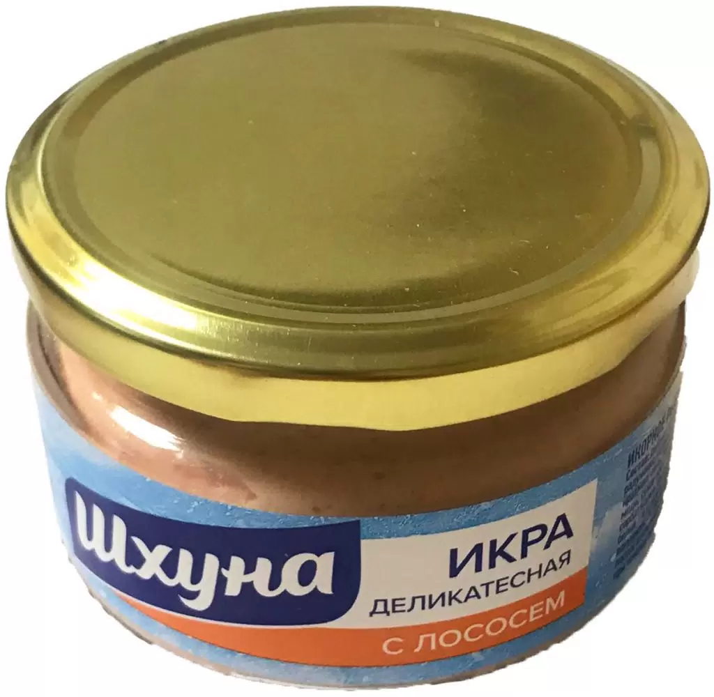 [4605561013115] Икра деликатесная мойвы в майонезном соусе "с лососем"  165г 1/6 "Русское море"