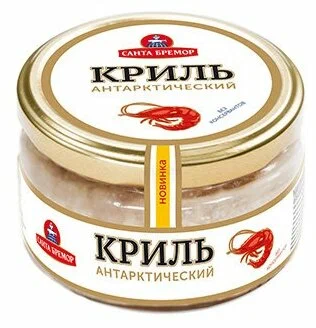 [4810168065911] Мясо криля антарктического в заливке стерилизованное, 100 г 1/12 ал. бан. "Санта Бремор"