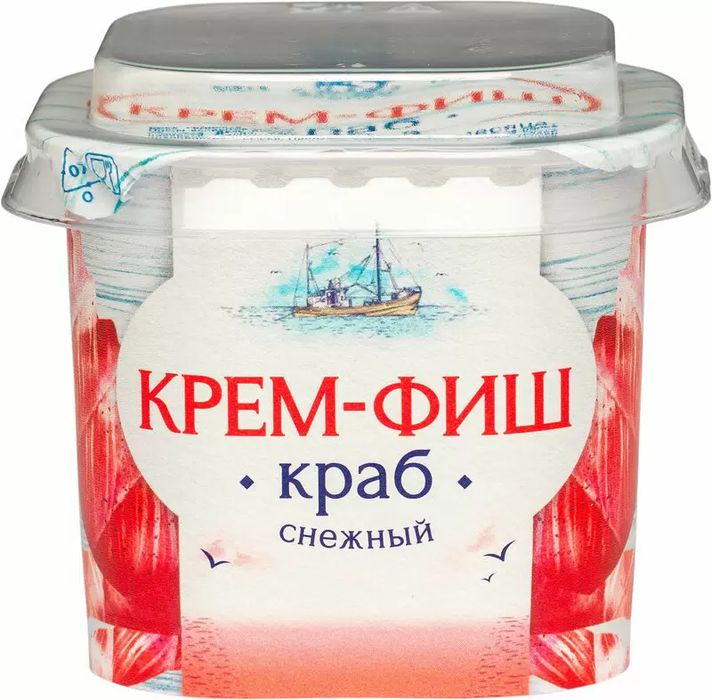 [4607003614638] Паста из крабового мяса Крем-Фиш Снежный краб 150г 1/6