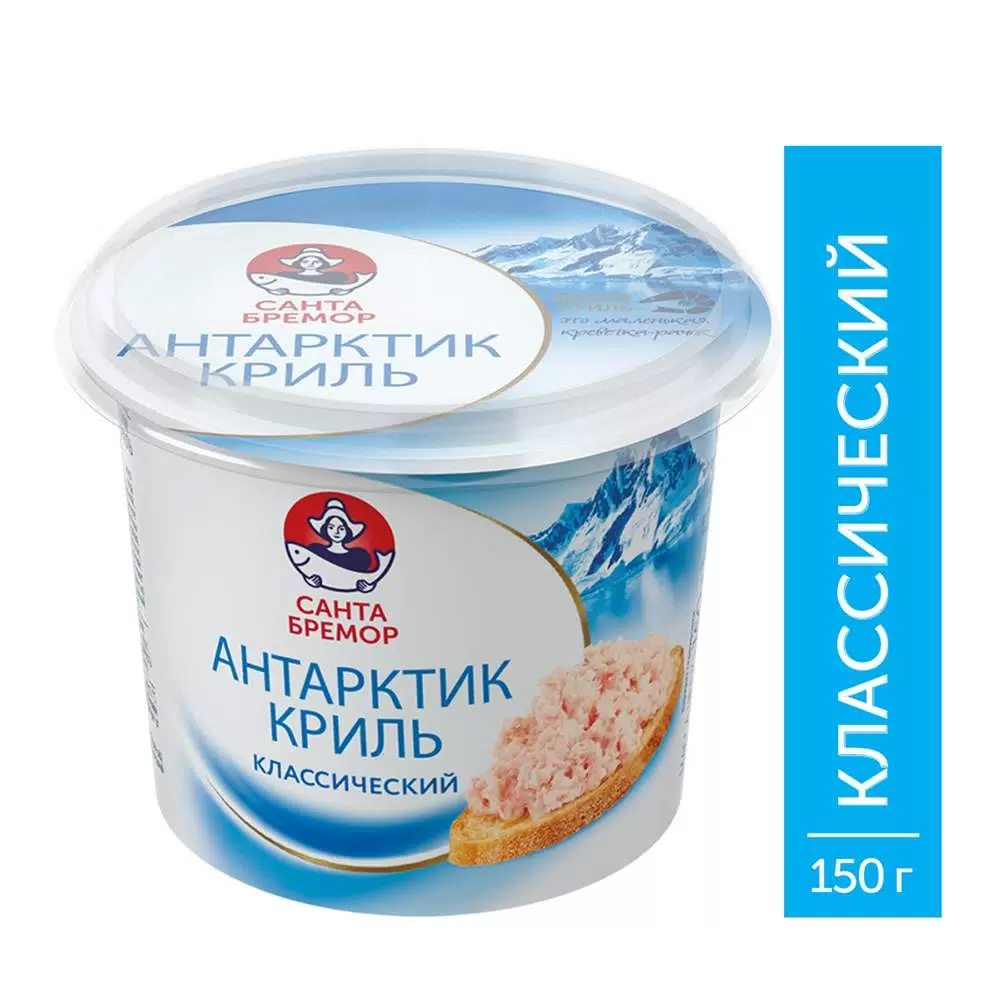 [4810168035785] Паста из морепродуктов Антарктик-Криль классический" 150г 1 /6