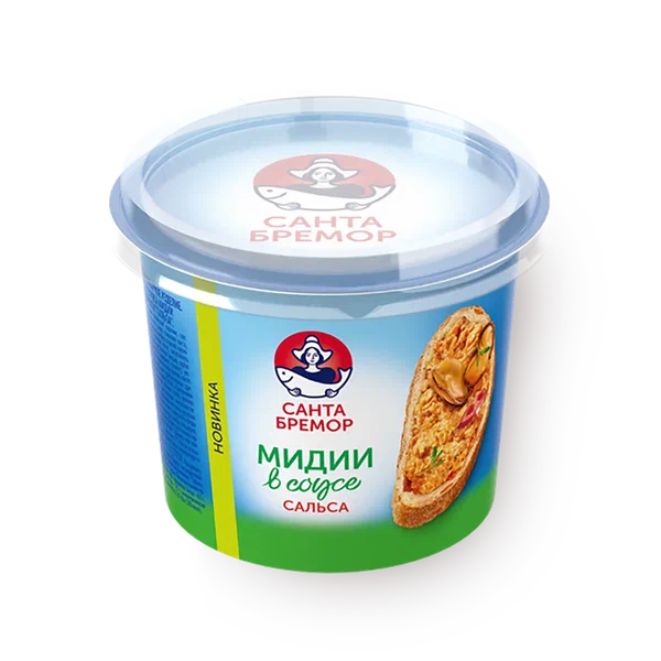 [4810168066000] Паста из мяса мидии "Сальса" 150г 1/6