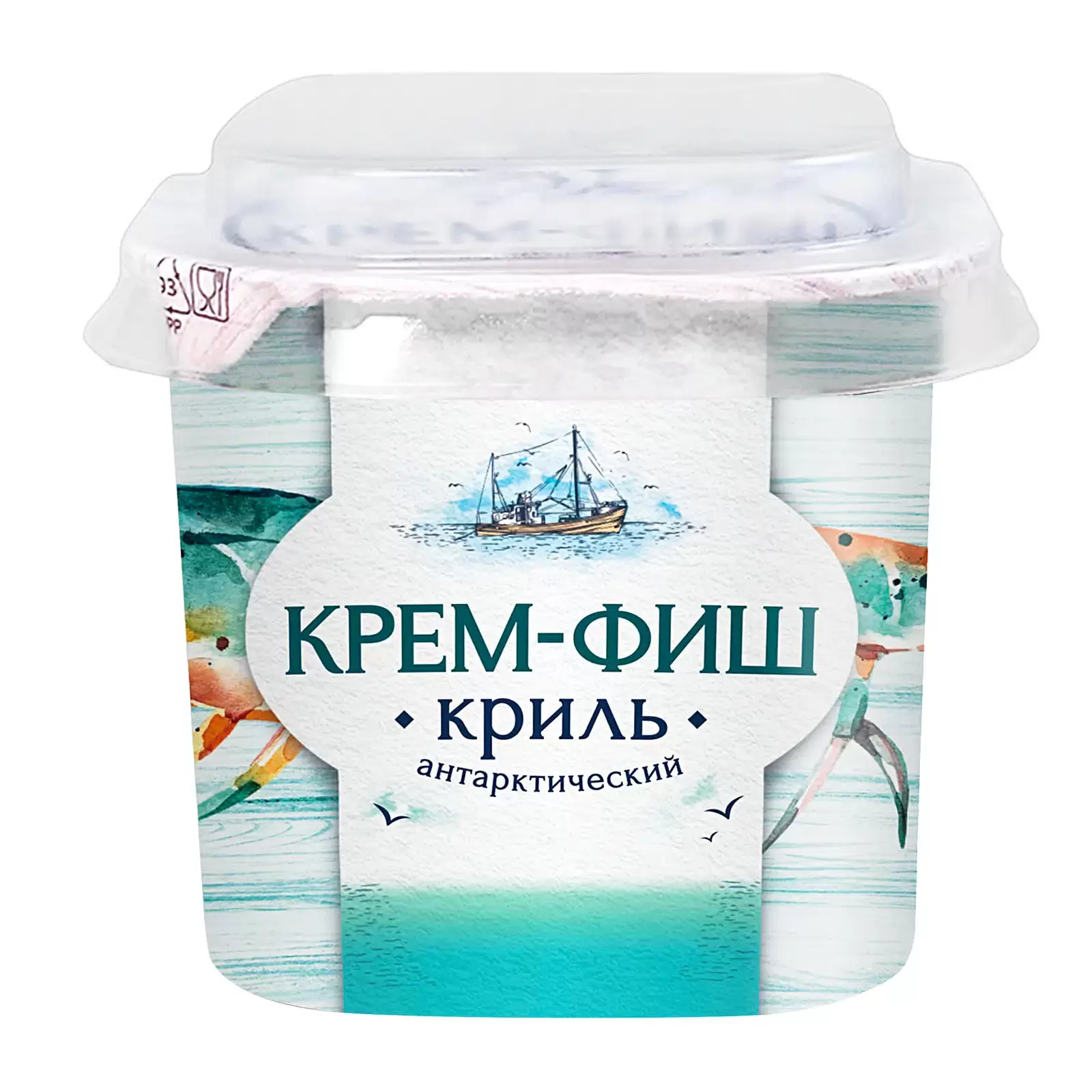 [4607003615321] Паста рыбная Крем-Фиш Криль 150г 1/6