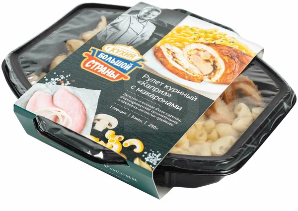 [4607175065917] Рулет куриный "Каприз" с макаронами 250 г. 1/12