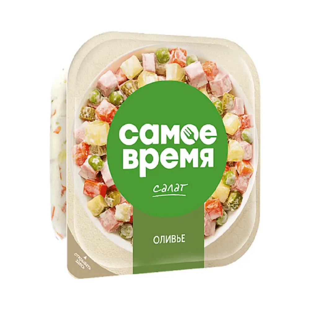 Салат "Оливье" 150г 1/6 "Санта Бремор"