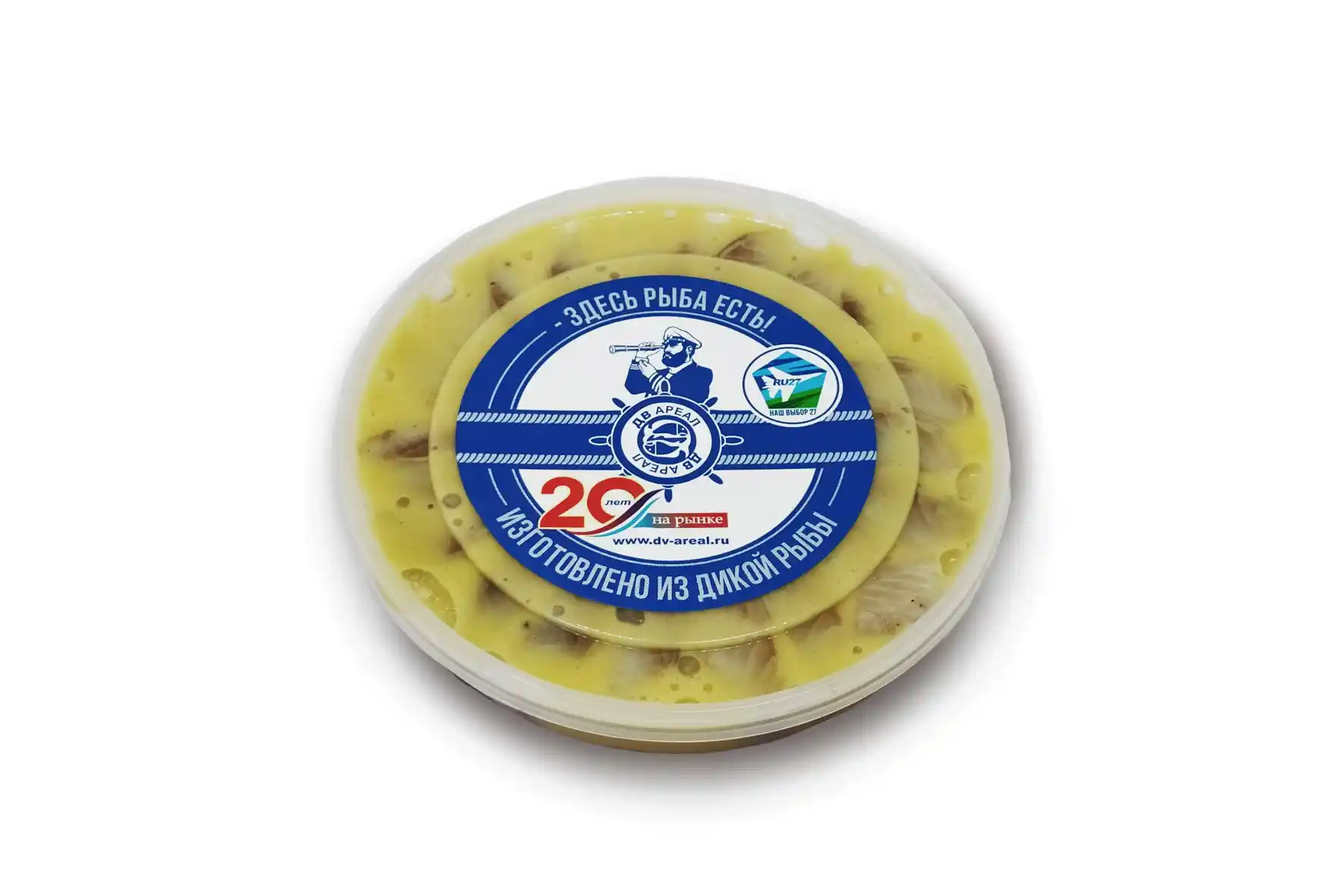 [16-32] Сельдь филе-кусочки с/с в горчичной заливке 1/200