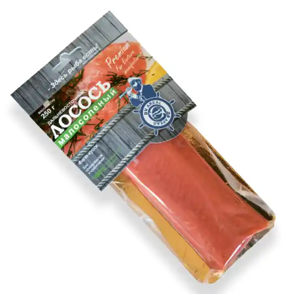 [16-8] Лосось ДВ малосоленый «Премиум» в/у 1/250 г