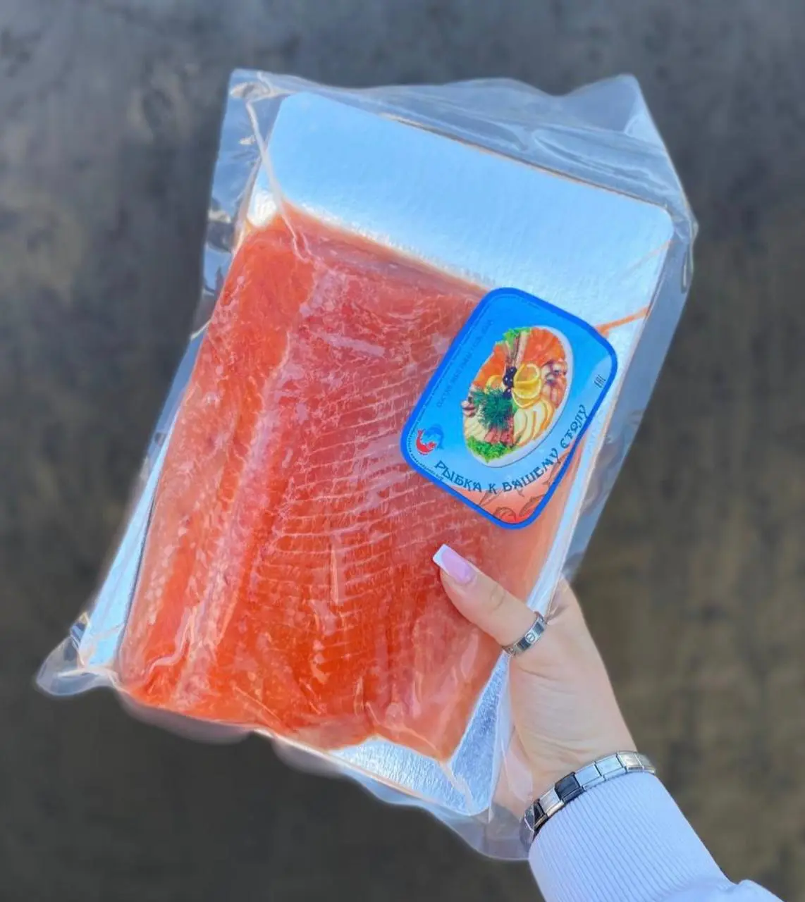 [3-701] Филе лосося с/с, 1кг