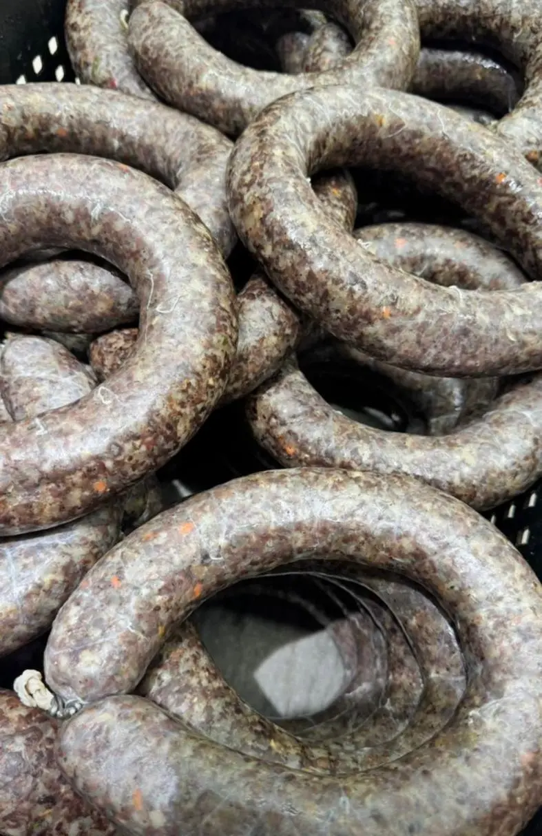 [10-40] Колбаса ливерная/мясная домашняя, 1 кг