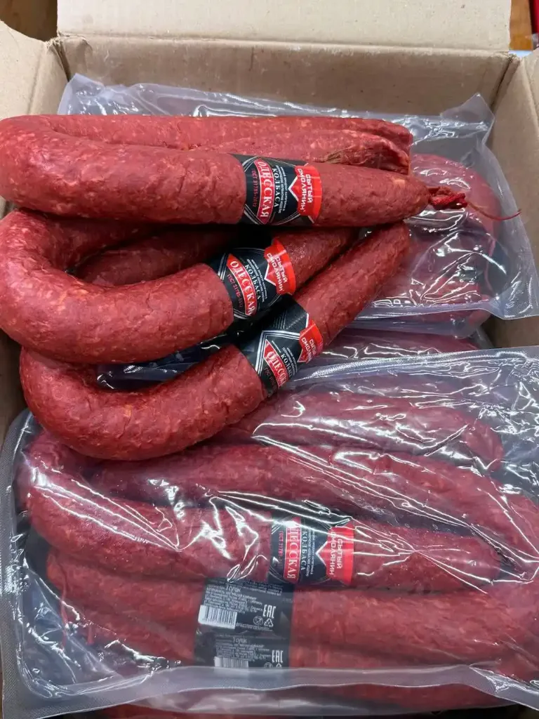 [10-120] Колбаса Одесская, полукопченая  1кг