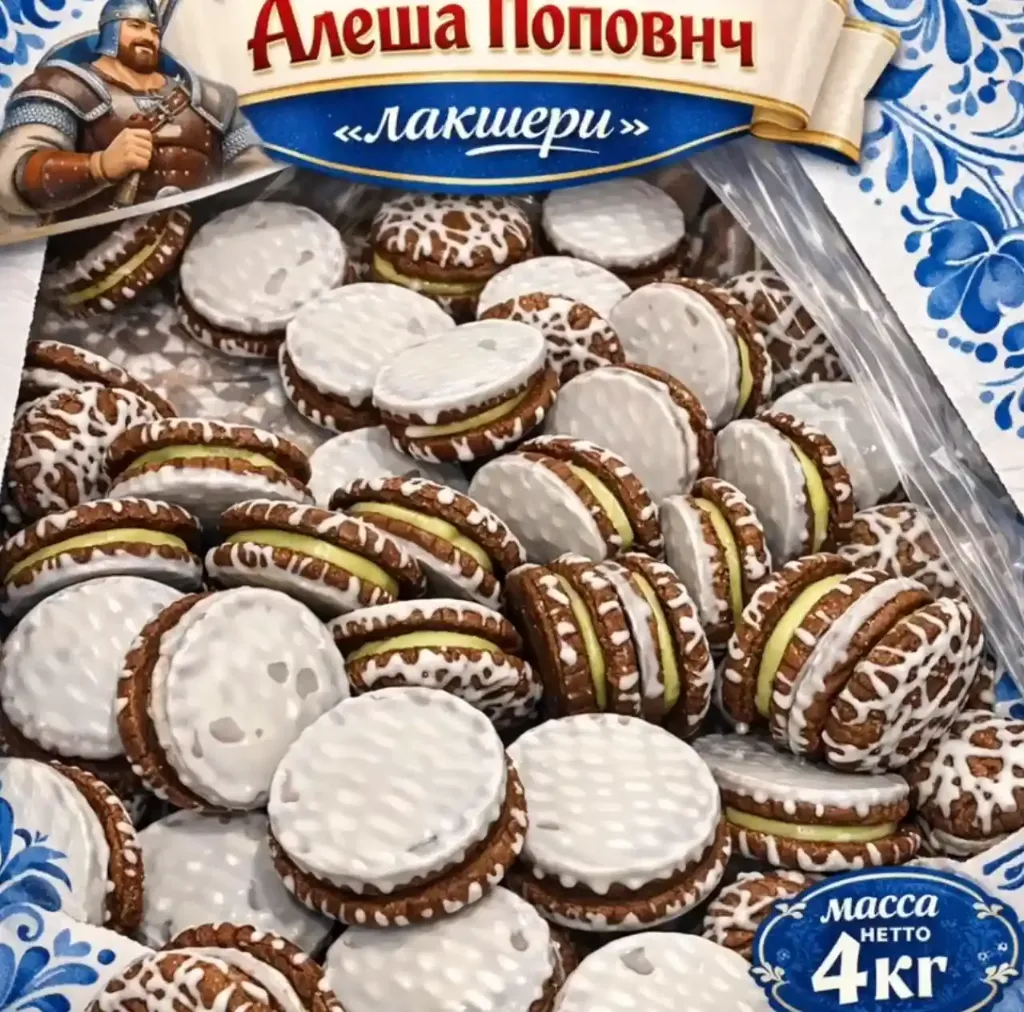 [18-4316] Печенье «Лакшери» какао-банан-крем, 1/4кг