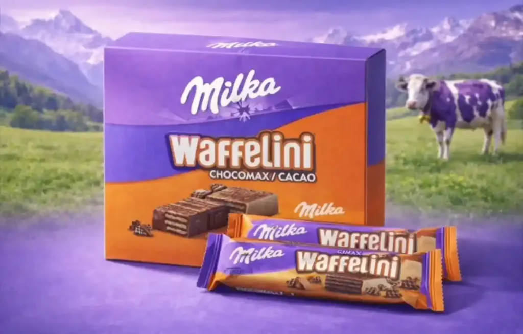 [18-4343] Батончик Milka Waffelini 31,5 гр