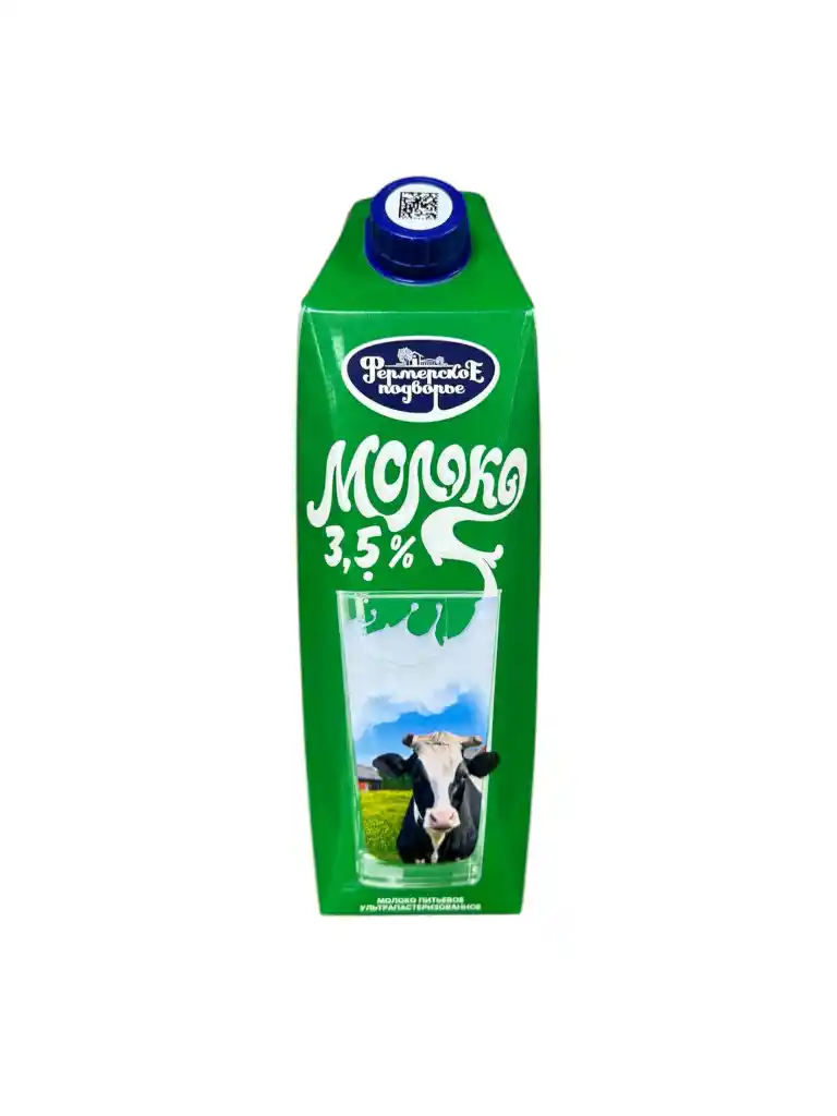 Молоко 3,5% Фермерское 1л/12шт ЭДЖ