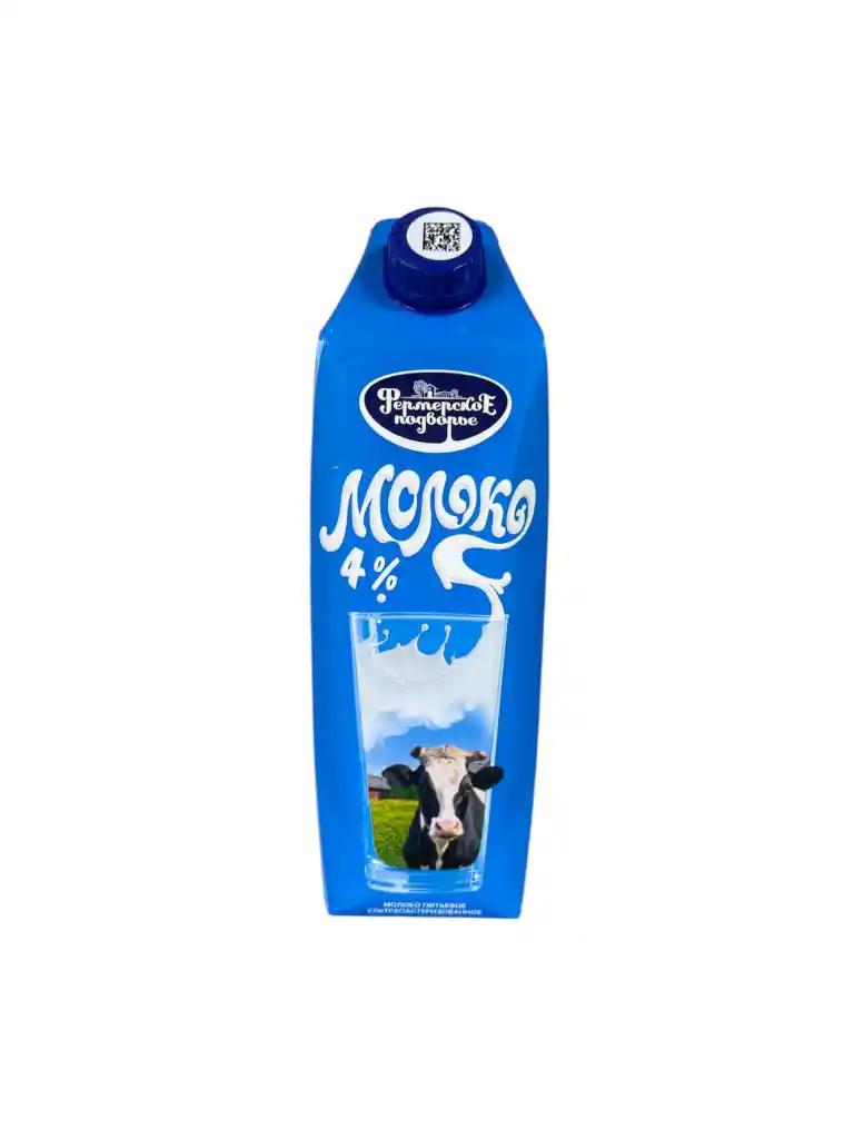 Молоко 4,0% Фермерское 1л/12шт ЭДЖ