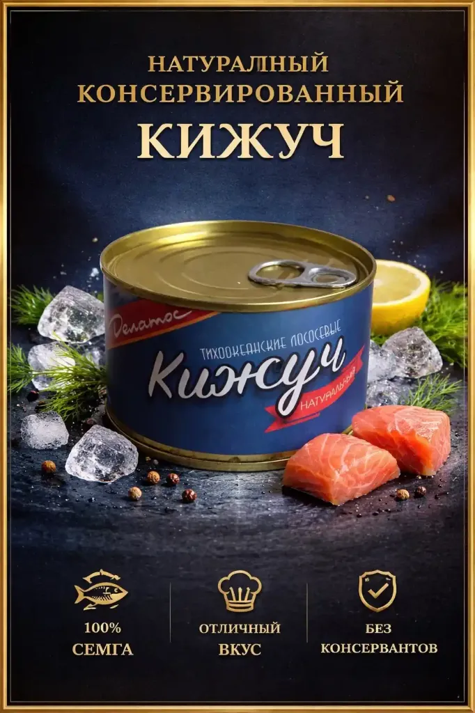 Кижуч консервированный ГосРезерв