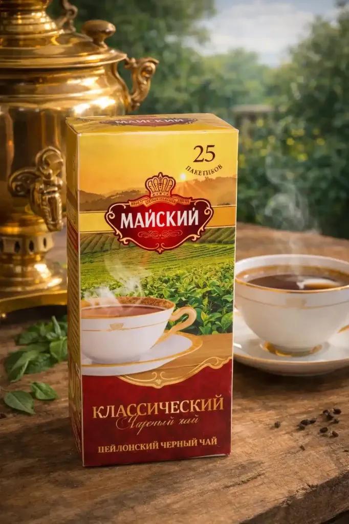 [18-4415] Чай черный «Майский» 25пак