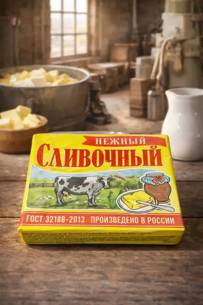 Маргарин «Сливочный» нежный 150гр «Румянцев и Ко»