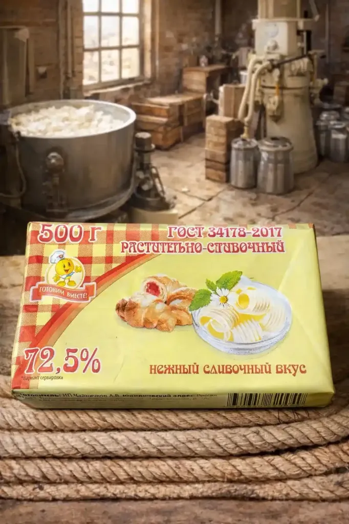 Спред «Растительно-сливочный» 500гр 72,5% «Румянцев и Ко»