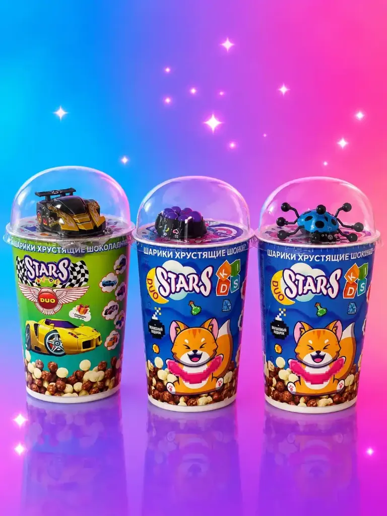 Сухие завтраки «Star Kids» с игрушкой - звездочки
