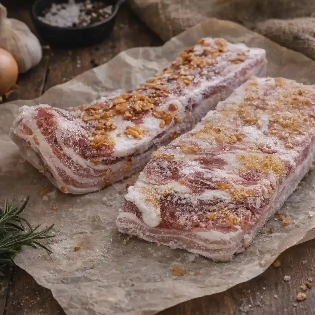 ГРУДИНКА СОЛЕНАЯ без шкуры. Мясо 80%