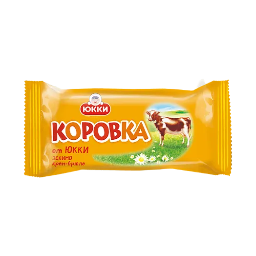 [4810168059415] Мороженое сливочное крем-брюле "КОРОВКА ОТ ЮККИ''  эскимо 65г 1/24