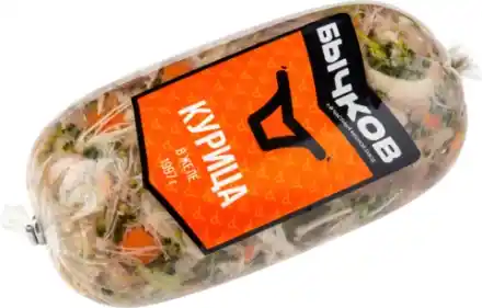 Мясо кур в желе с овощами 0,5