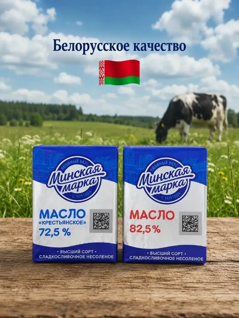 Масло сливочное «Лазовское» 180гр 72,5%