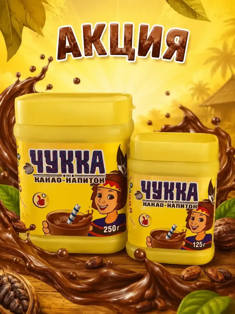 Какао напиток «Чукка» 250гр пл/б