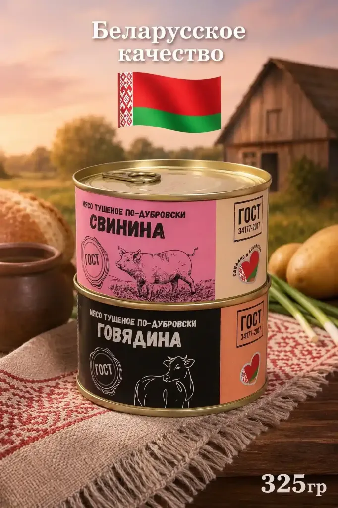 Свинина по-дубровски 325гр Производство- Беларусь