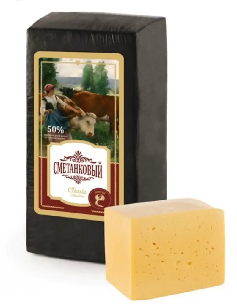 Сыр Сметанковый, Беларусь, 1кг   