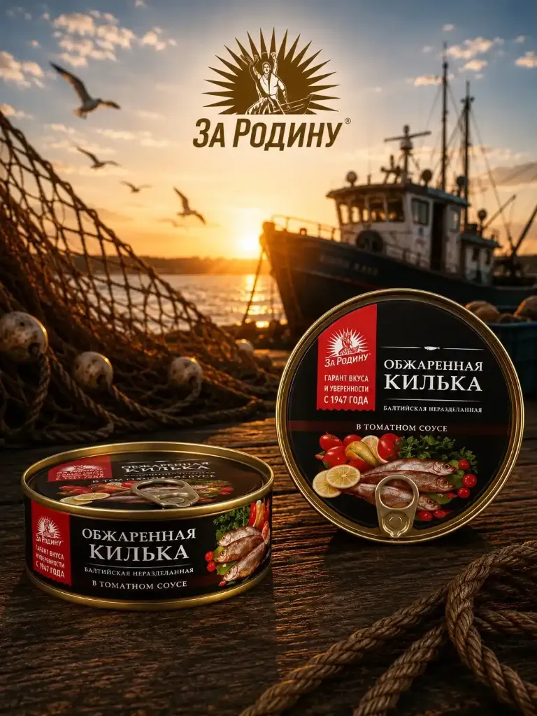Килька обжаренная в т/с; 240 г