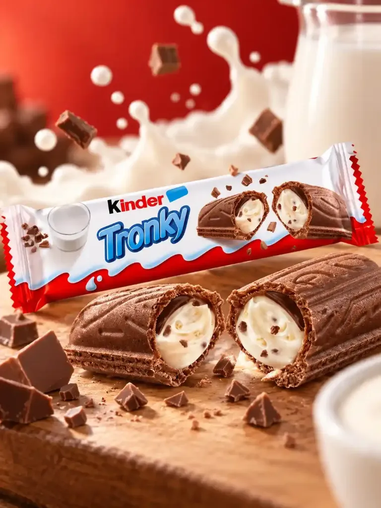 Шоколадный батончик Kinder Tronky 18гр х 48шт