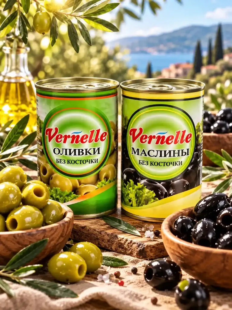 Оливки б/к «Vernelle» 280гр
