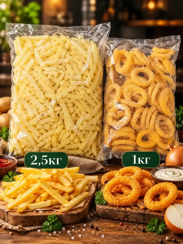Картошка фри замороженная Упаковка на 2,5кг